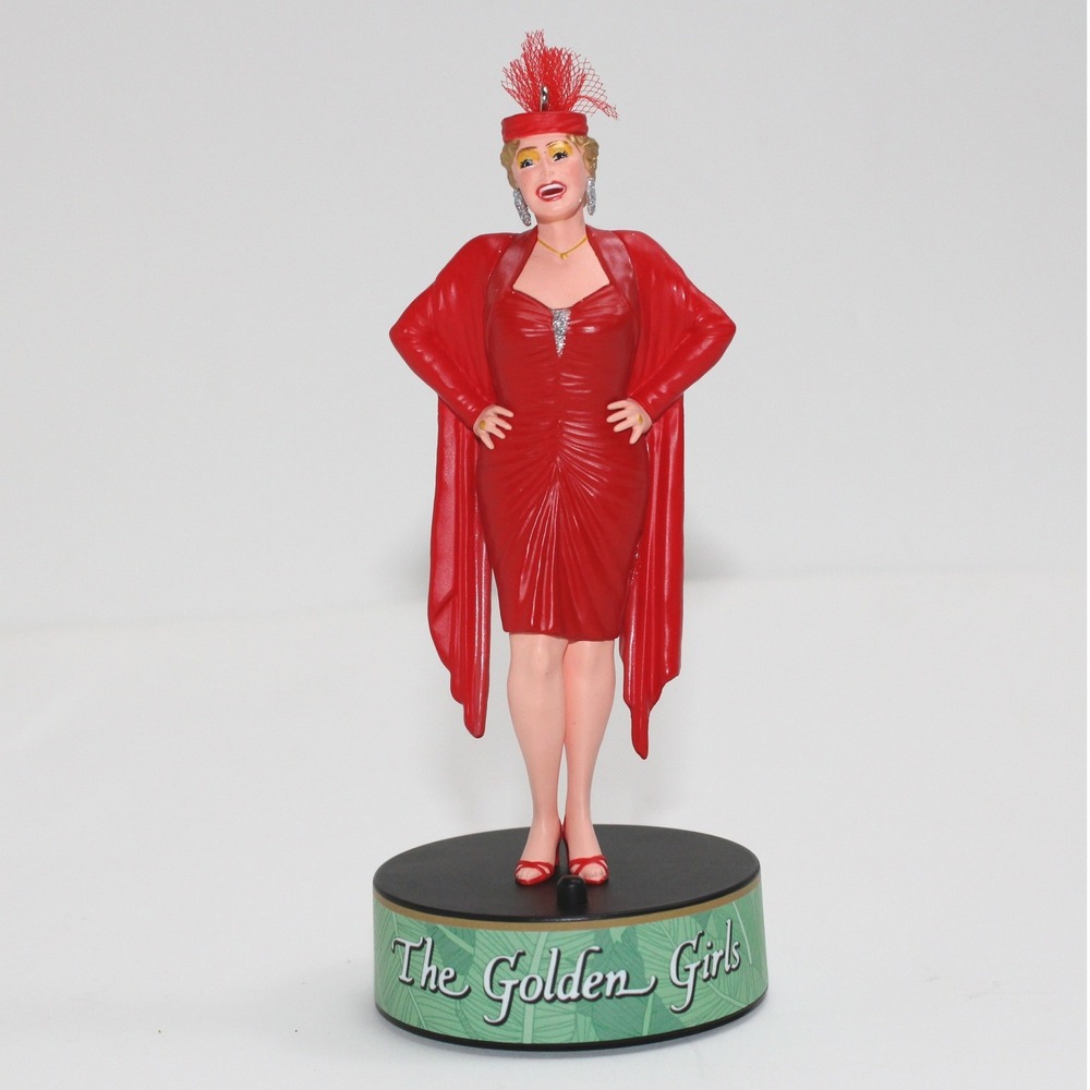 Hallmark Keepsake The Golden Girls Blanche Devereaux Christmas Tree Ornament New